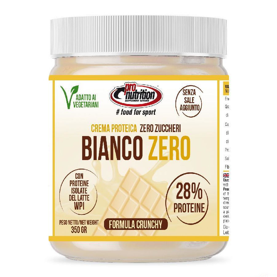 Pro Nutrition Bianco Zero Crema Proteica Al Gusto Cioccolato Bianco Zero Zuccheri 4 Barattoli